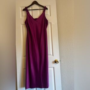 Lane Bryant purple silk dress size 18